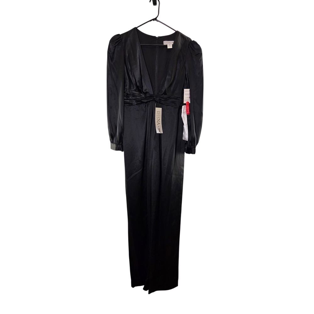 IEENA for Mac Duggal NWT Front Twist Deep V Jumpsuit, Size 10